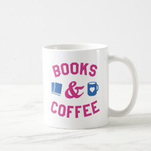 Caneca De Café Livros E Café