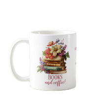 Livros e café Floral