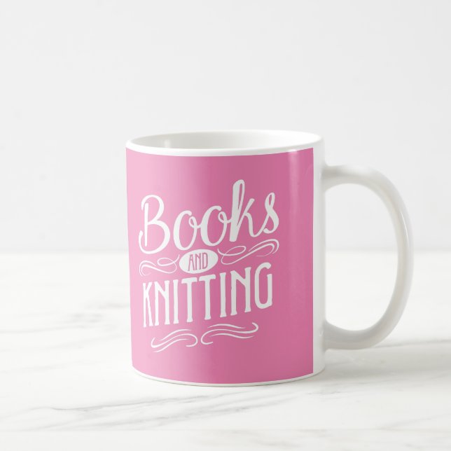 Caneca De Café Livros e confecção de malhas (Direita)