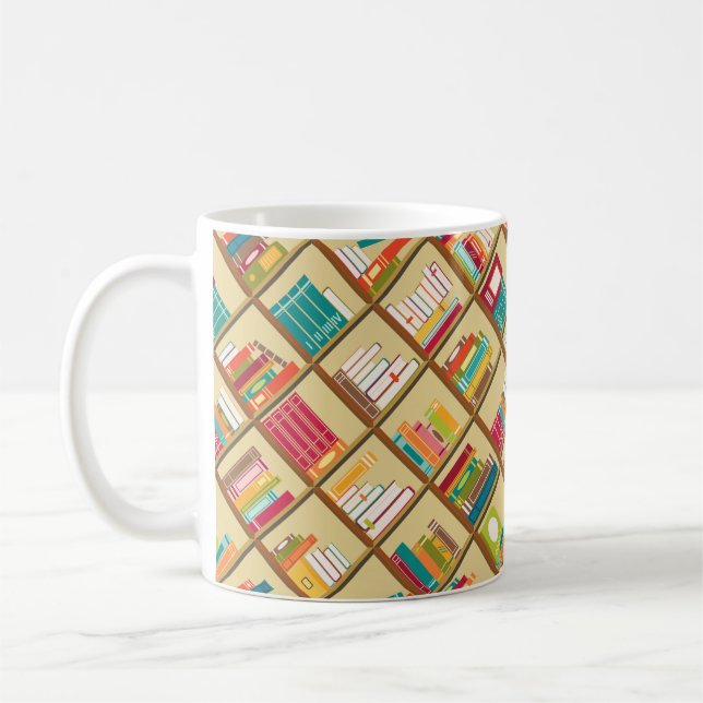Caneca De Café Livros e Livros (Esquerda)