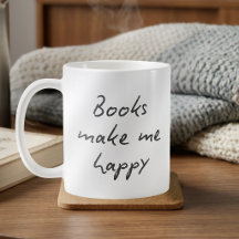 Livros Me Fazem Feliz Escrita Manual Cinza Escuro