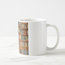 Caneca De Café Livros na estante