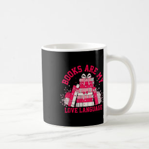 Caneca De Café Livros São Minha Linguagem De Amor Lendo Bibliotec