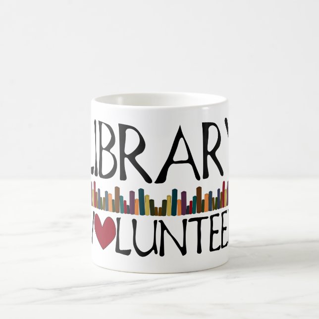 Caneca De Café Livros voluntários da biblioteca (Centro)
