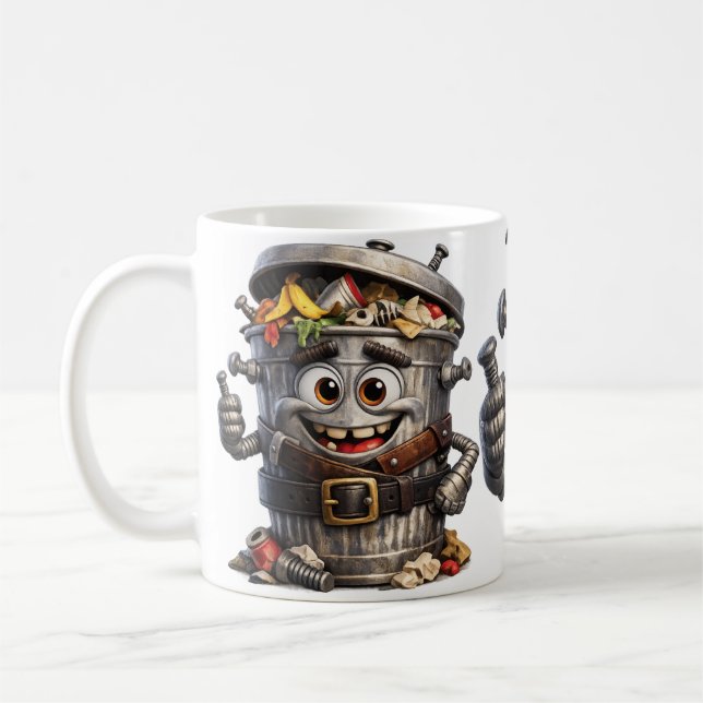 Caneca De Café Lixeira (Esquerda)