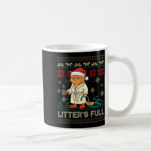 Caneca De Café Lixeira Cheia Camisola de Natal Feia Amantes de Ga