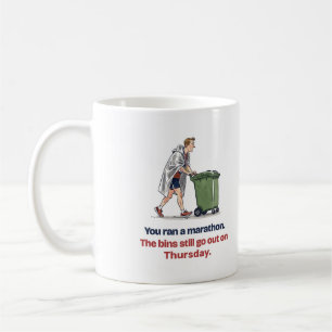 Caneca De Café Lixeiras Ainda Saem Personalizado Funny Maratona