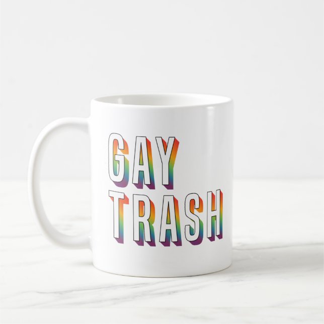 Caneca De Café Lixo Gay (Esquerda)