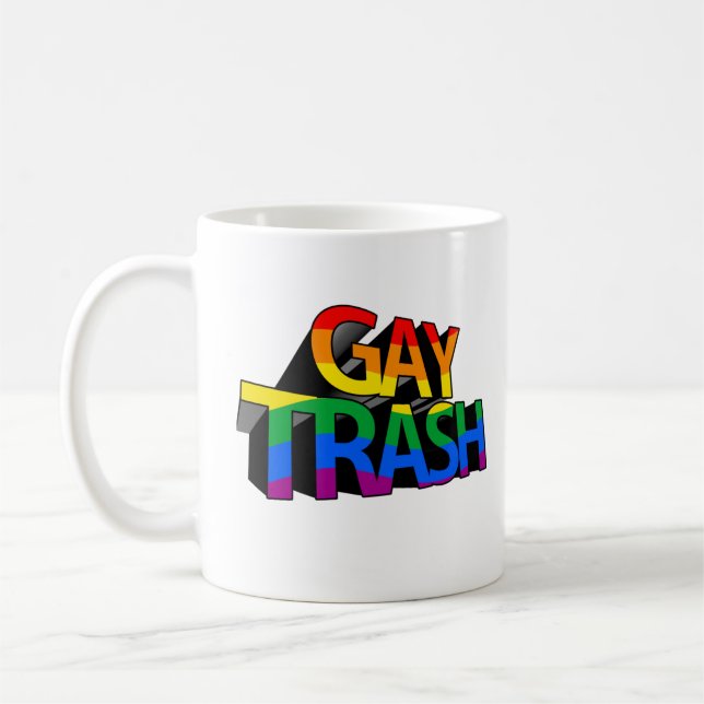 Caneca De Café Lixo Gay (Esquerda)