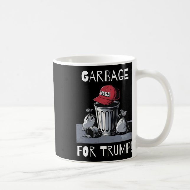 Caneca De Café Lixo Para Trump Mega Hata (Direita)
