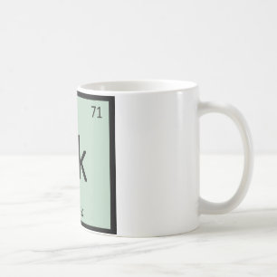 Caneca De Café Lk - Símbolo da Tabela Periódica Química do Alho-P