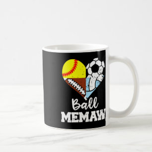 Caneca De Café Ll Memaw Divertido Futebol Péll Softll Vôlei Jogad