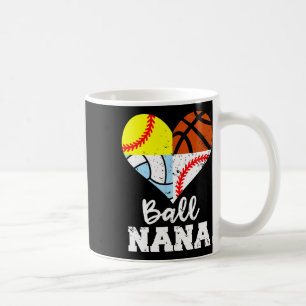 Caneca De Café Ll Nana Engraçado Vende Bl Softll VoleiLl Esboçoll