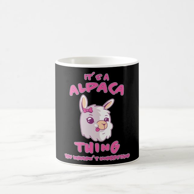 Caneca De Café Llama Alpaca Llamas Alpacas Animal Gift (Centro)