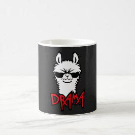 Caneca De Café Llama Angry Drama Sunglasses Fierce Funny Cool