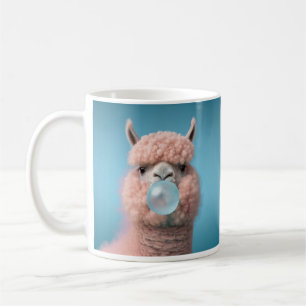 Caneca De Café Llama Bubblegum Funny