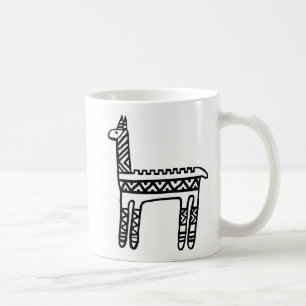 Caneca De Café Llama-BW
