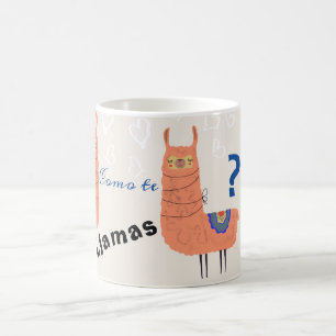 Caneca De Café Llama Como Te Lhamas