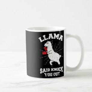Caneca De Café Llama Disse Para Ti Fora Do Dia de as Bruxas engra