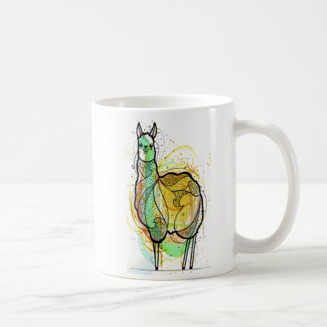 Caneca De Café Llama Mug (Direita)