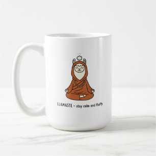 Caneca De Café "Llamaste - mantenha a calma e a suavidade"