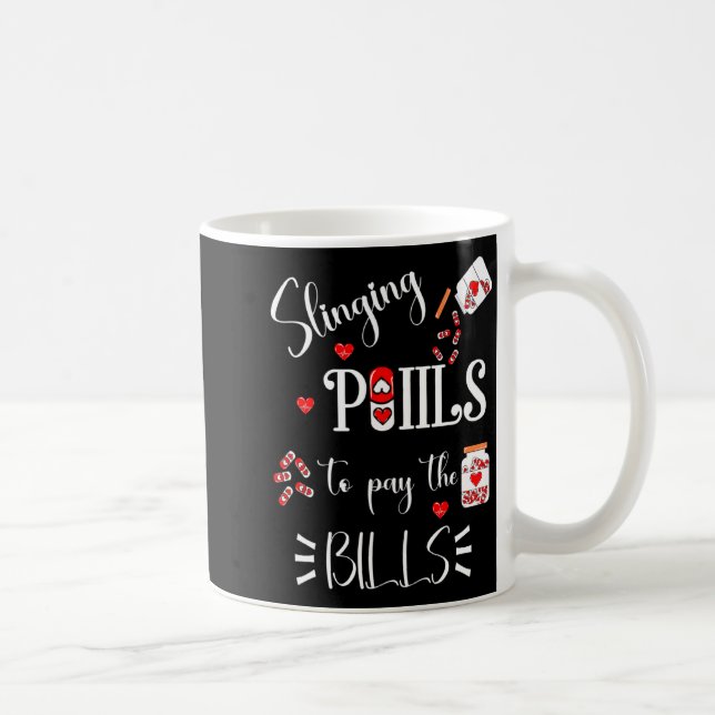 Caneca De Café Lls Heart Funny Pharmacist Life Valentines Day  (Direita)