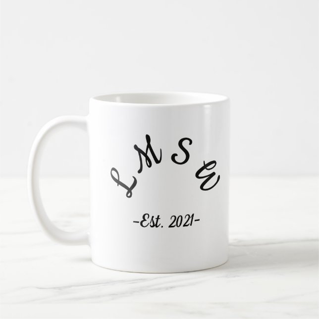 Caneca De Café LMSW est. 2021 (Esquerda)
