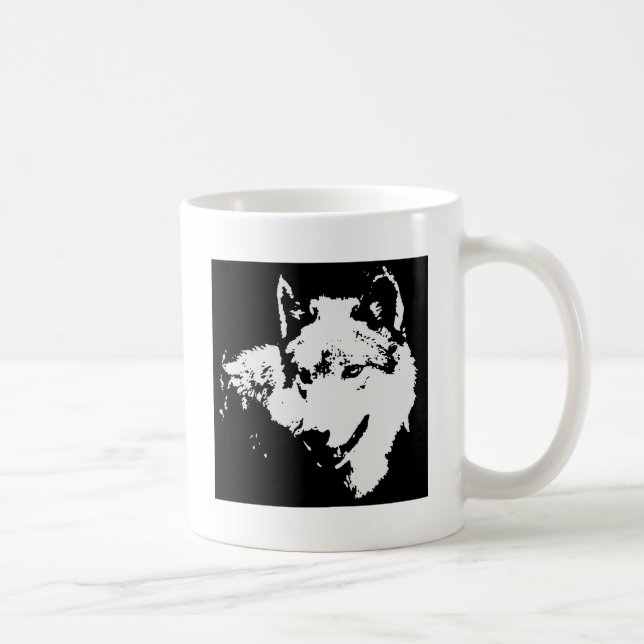 Caneca De Café Lobo (Direita)