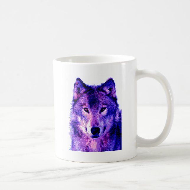 Caneca De Café Lobo (Direita)