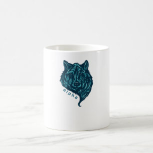 Caneca De Café Lobo alfa