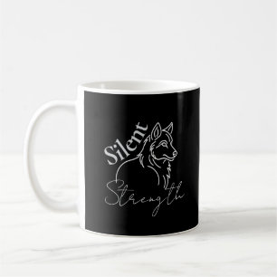 Caneca De Café Lobo da Força Silenciosa