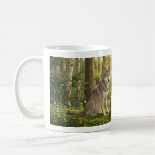 Caneca De Café Lobo da Páscoa