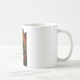 Caneca De Café Lobo de Metal Pesado tocando Violão