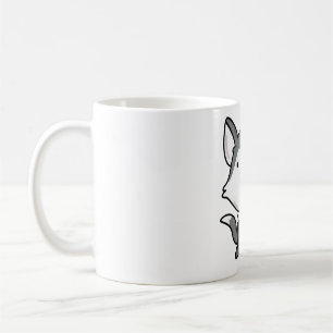 Caneca De Café Lobo Kawaii