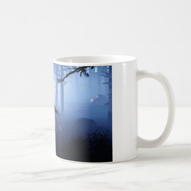 Caneca De Café Lobo mau grande (Direita)