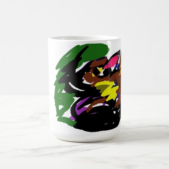 Caneca De Café Lobo Selvagem outono  (Centro)