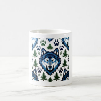 Caneca De Café Lobo Uivando