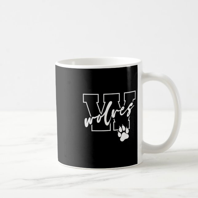 Caneca De Café Lobos  (Direita)