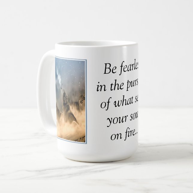 Caneca De Café Lobos (Frente Esquerda)