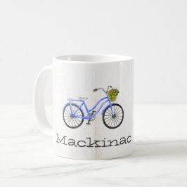 Caneca De Café Local das Flores da Família da Ilha Mackinac