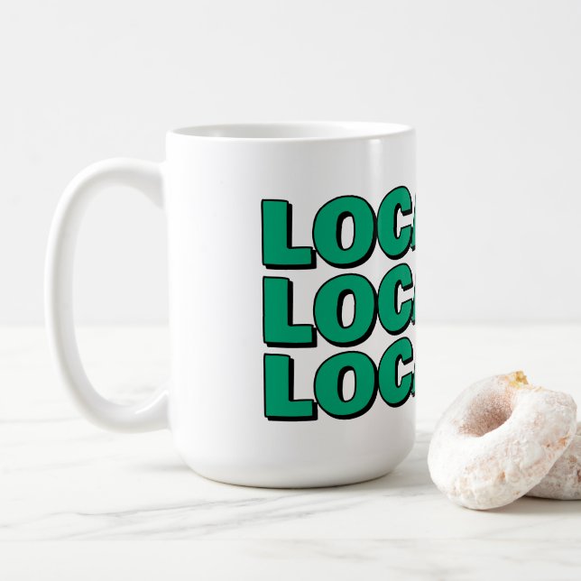 Caneca De Café Location location location funny realtor gift (Com Donut)