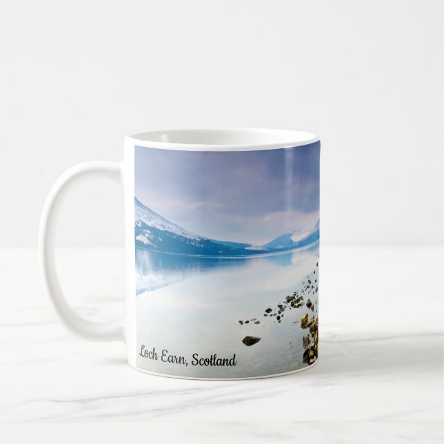 Caneca De Café Loch Earn, Scotland Mug (Esquerda)