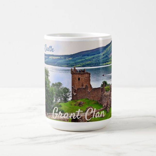 Caneca De Café Loch Ness Scottish Grant Clan Urquhart Castle Mug (Centro)
