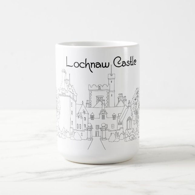 Caneca De Café Lochnaw Castle Scotland (Centro)
