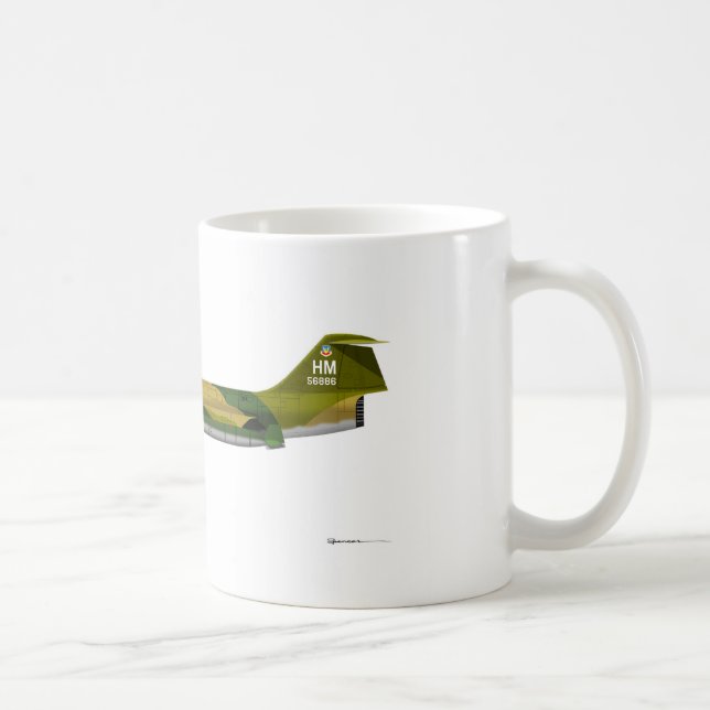 Caneca De Café Lockheed F-104 Starfighter (Direita)