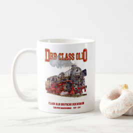 Caneca De Café Locomotiva a Vapor DRB Classe 01.10. Deutsche Reic