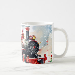 Caneca De Café Locomotiva de Natal