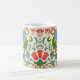 Caneca De Café Lodden Rosa (por William Morris)