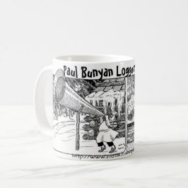 Caneca De Café "Logger Breakfast, estilo Paul Bunyan"