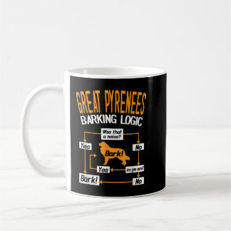 Caneca De Café Lógica de Barreira dos Pirenéus excelentes